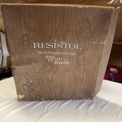 U1220 Vintage Resistor Self Conforming Western Hat with Box