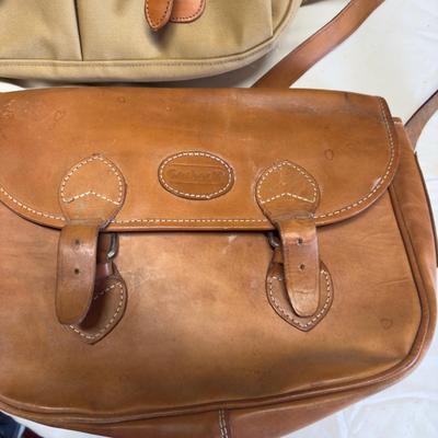 U1221 BILLINGHAM England Camera Bag with Garbach Leather Messenger Bag