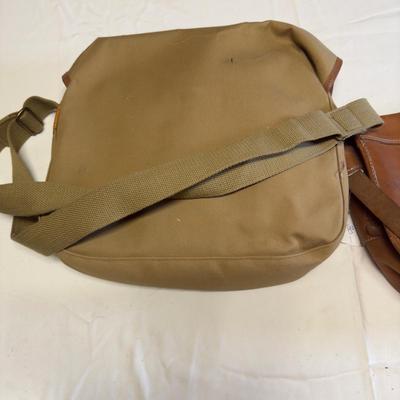 U1221 BILLINGHAM England Camera Bag with Garbach Leather Messenger Bag