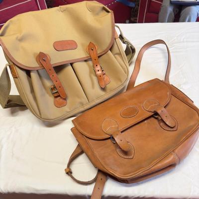 U1221 BILLINGHAM England Camera Bag with Garbach Leather Messenger Bag