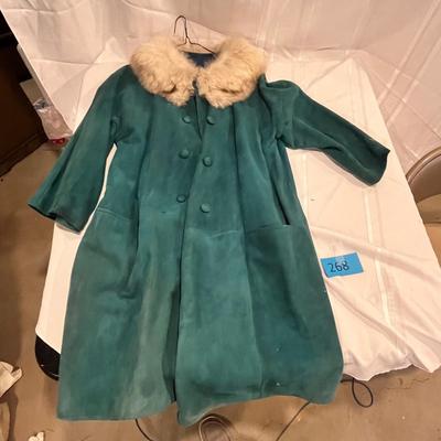 Blue/Green Penny Lane Coat