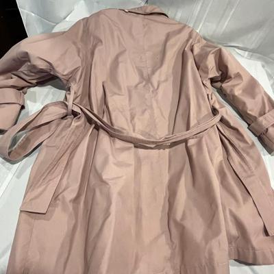 Womens Dusty Rose London Fog Top Coat