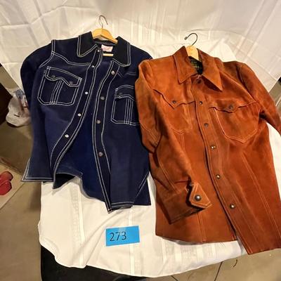 2 Suede Western Cut Jackets