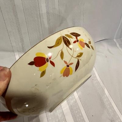 Hall Jewel Tea Autumn Leaf Bowl & cake plate