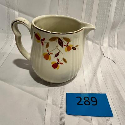Hall Jewel Tea Autumn Leaf Pitcher