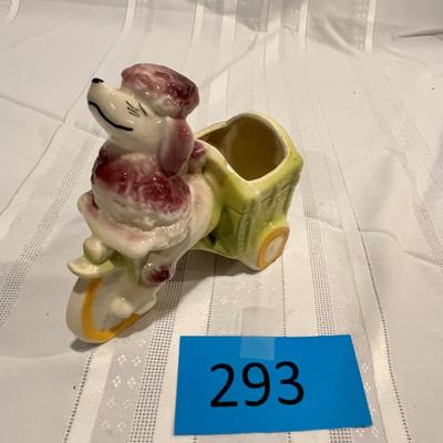Hull Pottery Poodle Planter