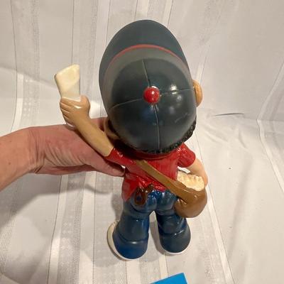 Ceramic News Boy Figure
