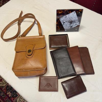 U1227 Vintage Leather Handbags with Billfolds, Wallets, Wilson Leather, Kate Spade Floating Frame