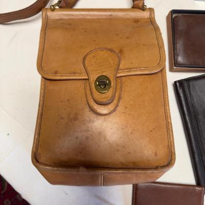 U1227 Vintage Leather Handbags with Billfolds, Wallets, Wilson Leather, Kate Spade Floating Frame