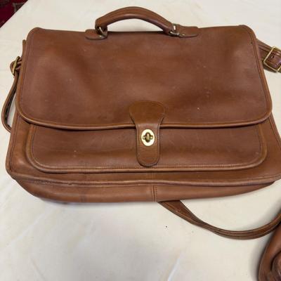 U1228 Set of Vintage Coach Leather Bags