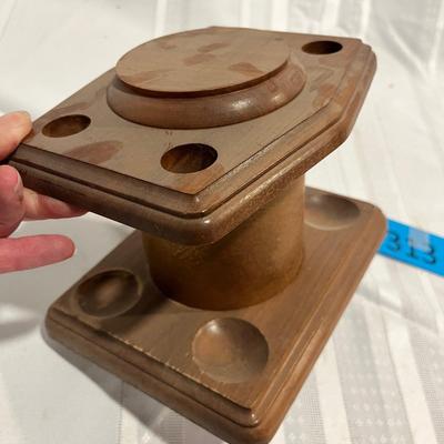Vintage pipe rack & humidor