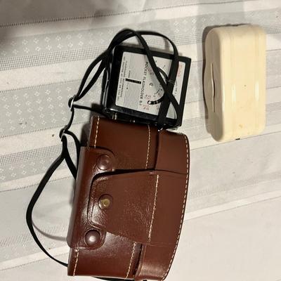 Vintage camera & slide viewer