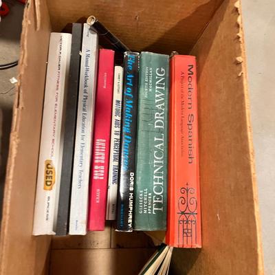 Large lot of older college books