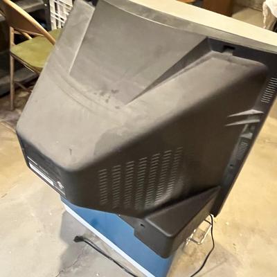 TV with DVD & VHS player