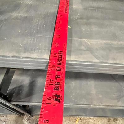 Metal storage shelf