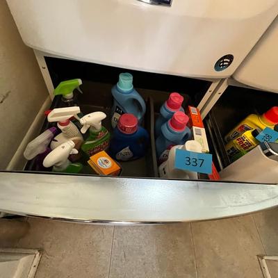 Mostly full fabric softener & spray stain removers