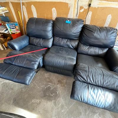 Leather Sofa with Reclining seats