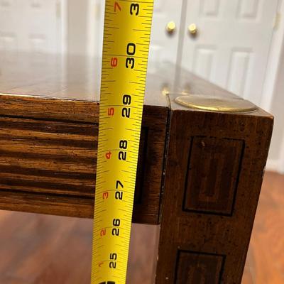 MCM Drexel Oxford Square Geometric Design Console / Dining Table / Desk