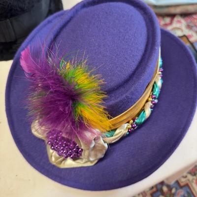 U1234 Vintage Floral Hat Travel Zipper Case Box with J. R. Palacios Enterprises Western Hat