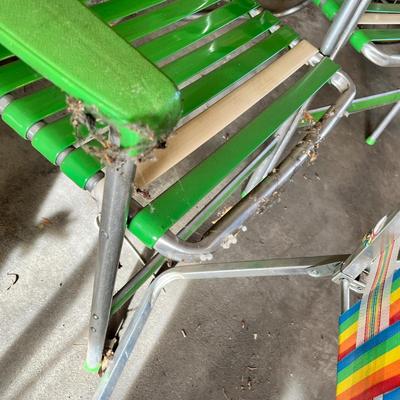 Vintage lawn chairs