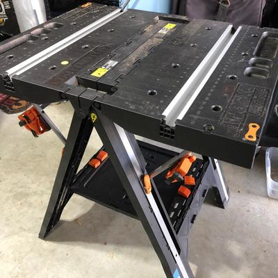 WORX Pegasus Foldable Multi-Function Work Table & Sawhorse with Quick Clamps