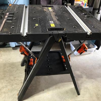 WORX Pegasus Foldable Multi-Function Work Table & Sawhorse with Quick Clamps