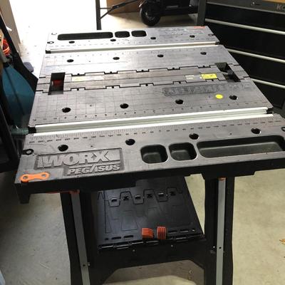 WORX Pegasus Foldable Multi-Function Work Table & Sawhorse with Quick Clamps