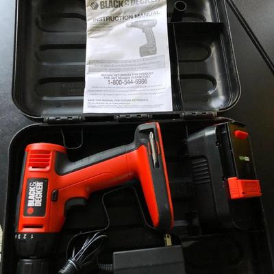 Black & Decker Cordless Compact Drill with Case