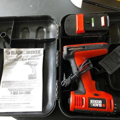 Black & Decker Cordless Compact Drill with Case