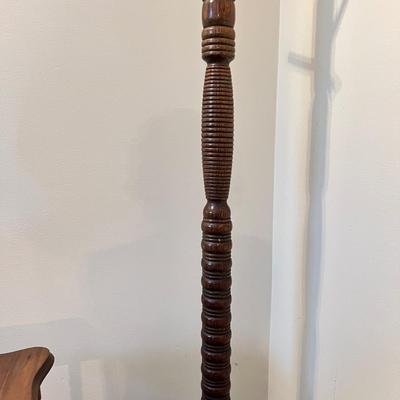 Solid Wood Coat Tree + Small End Table