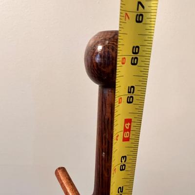 Solid Wood Coat Tree + Small End Table