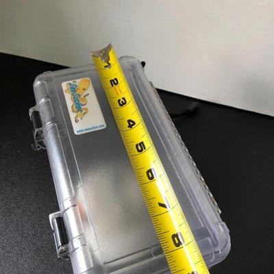 Sea Sucker Clear Large Dry Box- Horizontal Mount Boating Container Vacuum Mount