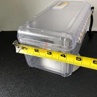 Sea Sucker Clear Large Dry Box- Horizontal Mount Boating Container Vacuum Mount