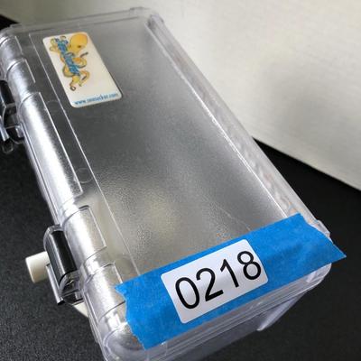 Sea Sucker Clear Large Dry Box- Horizontal Mount Boating Container Vacuum Mount