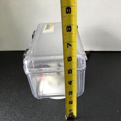 Sea Sucker Clear Large Dry Box- Horizontal Mount Boating Container Vacuum Mount