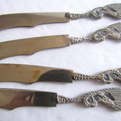 Set of 6 Spreader Knives, Italy