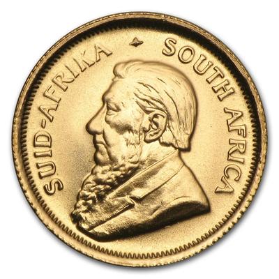 Circulated 1980 South Africa 1/10 oz. Gold Krugerrand