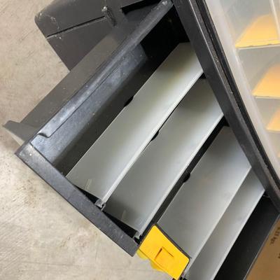 Large Mobile Multi Compartment Utility Work / Storage Box