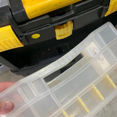 Large Mobile Multi Compartment Utility Work / Storage Box