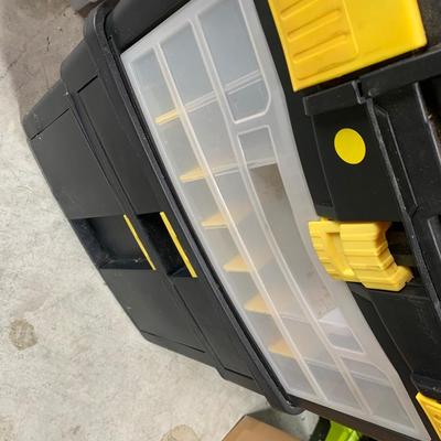 Large Mobile Multi Compartment Utility Work / Storage Box