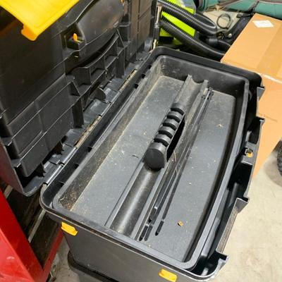 Large Mobile Multi Compartment Utility Work / Storage Box