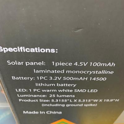 Xmcosy Solar Pathway Light