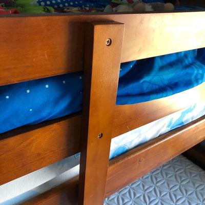 Wooden Bunk Beds - Queen Bed Base only top mattress included