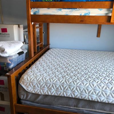 Wooden Bunk Beds - Queen Bed Base only top mattress included