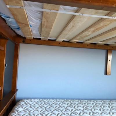 Wooden Bunk Beds - Queen Bed Base only top mattress included