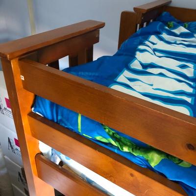 Wooden Bunk Beds - Queen Bed Base only top mattress included