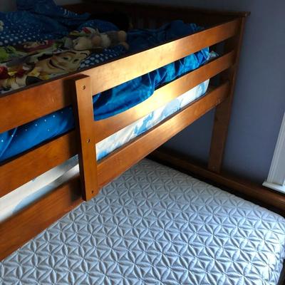 Wooden Bunk Beds - Queen Bed Base only top mattress included