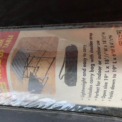 Aluminum Indoor / Outdoor Collapsable Table On Carry Bag