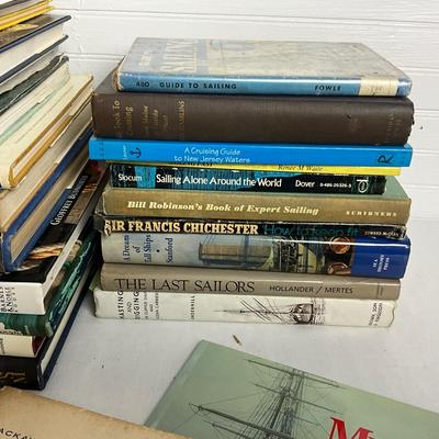 U1060 Large Lot of Assorted SAILING Books
