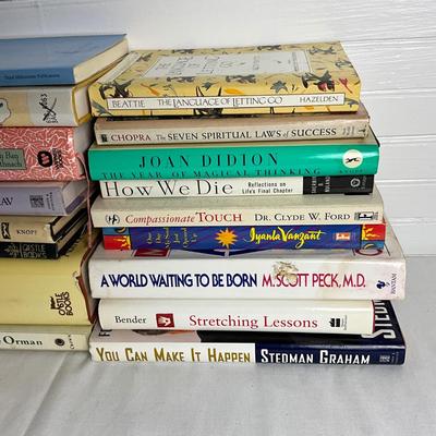 U1062 Lot of Self Help Books